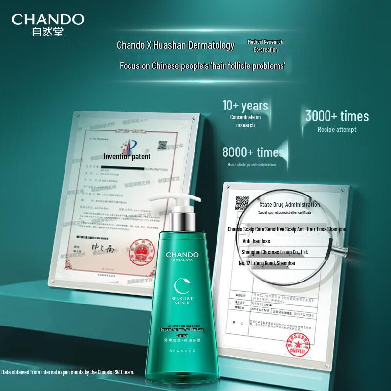 CHANDO Sensitive Scalp Anti-Itch Shampoo & Conditioner Set