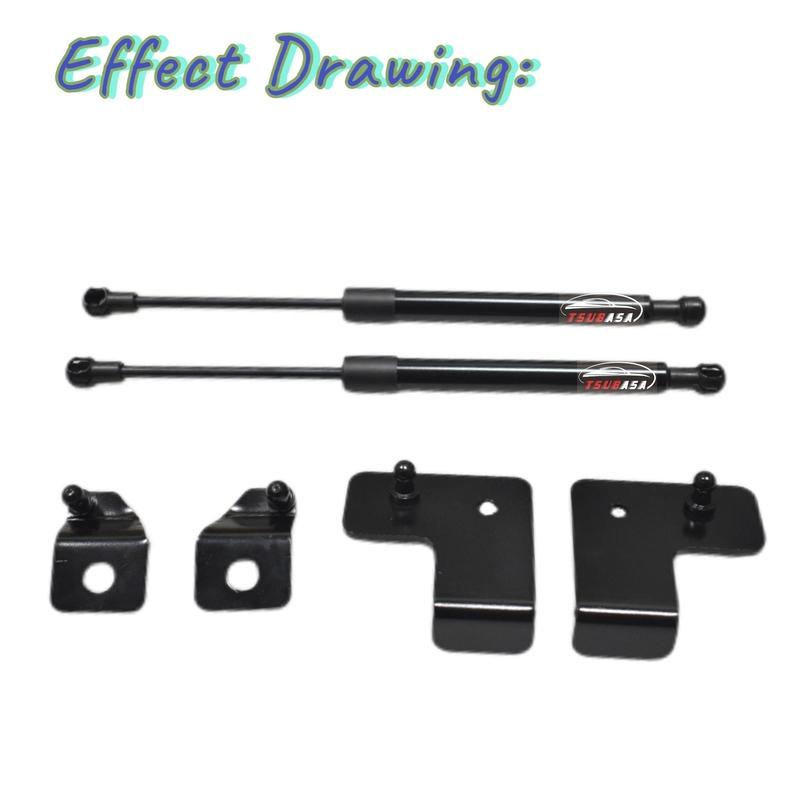 Амортизаторы крышки багажника для SsangYong Musso Q200 Пикап 2018-2024 Rexton Sports Khan Задний багажник Медленное опускание Подъемная опора Амортизаторы Стойка