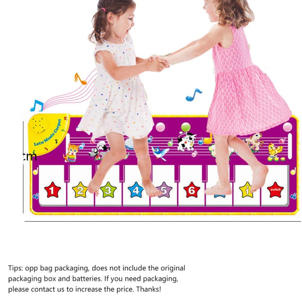 Learning Music Floor Keyboard Dance Mat Multifunctional Electronic Musical Toys  Girls/Boys