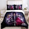 Admire Saint Seiya Pattern Cartoon Duvet Cover Set HD Одеяло Cover для детей Постельные комплекты Постельное белье Декор для спальни