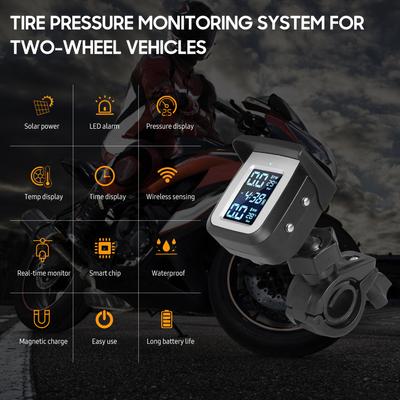 TPMS Система контроля давления в шинах Солнечная энергия Беспроводная система контроля давления в шинах с 2