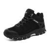 Men Hiking Shoes Outdoor Anti-slip Lace-up Soft Breathable Casual Sneakers Shoes Wear-resistant Running Shoes Men