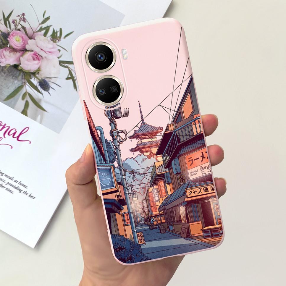 For Huawei nova 10 SE 4G Case Fashion Cartoon Pattern Soft Silicone Cover For Huawei Nova 10SE BNE-LX1 Bumper Phone Case Funda