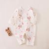 Premium Pure Cotton Newborn Jumpsuit - Spring/Autumn Style Long-Sleeved Romper for Babies