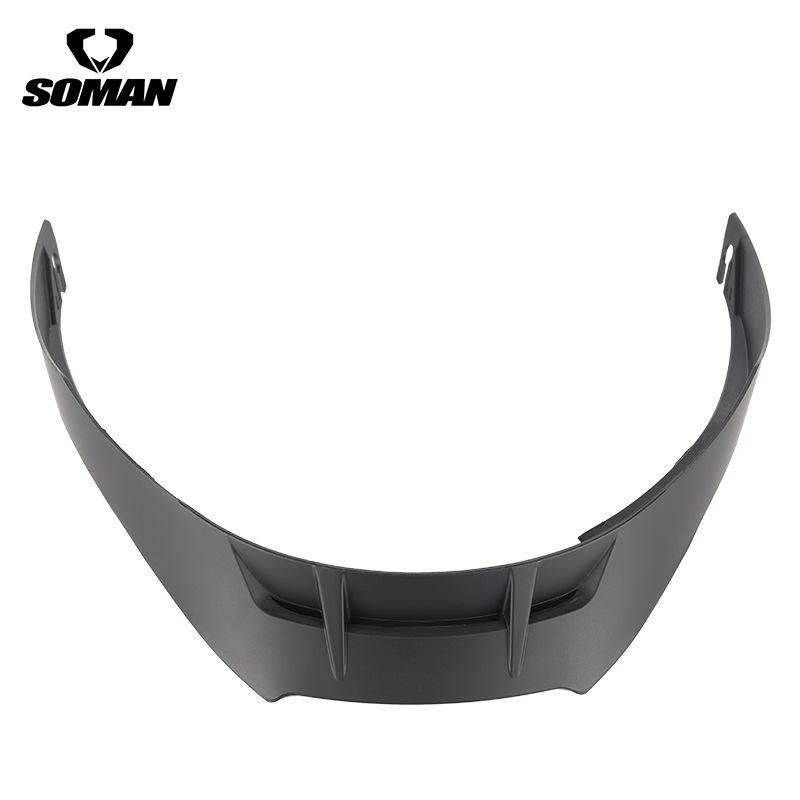 "SM955-S Motorcycle Helmet Tail Wing - Stylish, Unisex Accessory for All-Season Riding"
