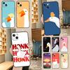 Мультяшный забавный гусь Чехол для Oppo A96 A76 A16 A60 A98 A58 A78 A18 A38 A80 A40 A77 A57 A17 A74 A54 A94 A15 A5 Pro