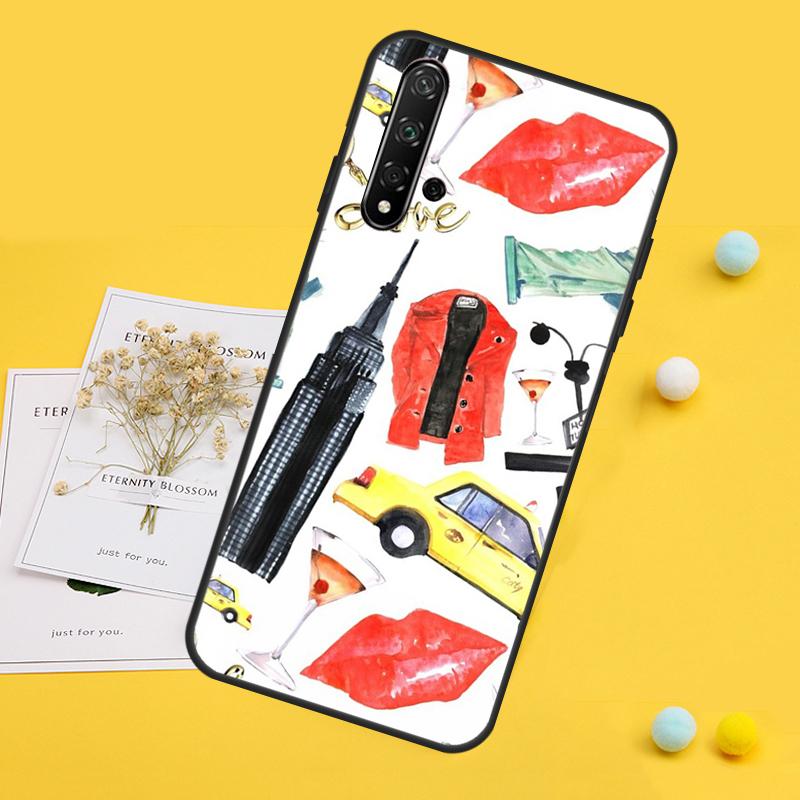 Sex and the City For Huawei Nova Y70 Y90 Y60 Y72 Y61 Y91 12s 12i 11i 7i 8i 9 10 SE P60 Pro P30 P40 Lite Case
