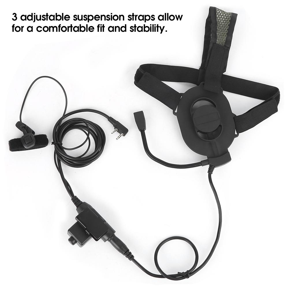 Гарнитура U94 HD01 PTT с военными наушниками и микрофоном, подходит для двухсторонней радиостанции Baofeng UV-5R BF F8HP BF V6