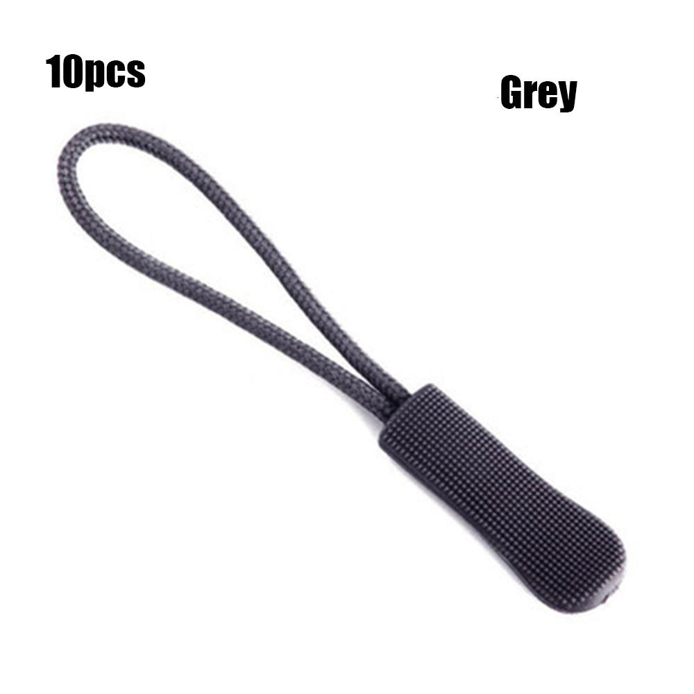 10 шт./упак. Запасной шнурок-бегунок для молнии рюкзака, куртки, веревочные pullers, зажим-пряжка для сумок, бегунок на молнии, чемодан, инструменты для дорожной одежды