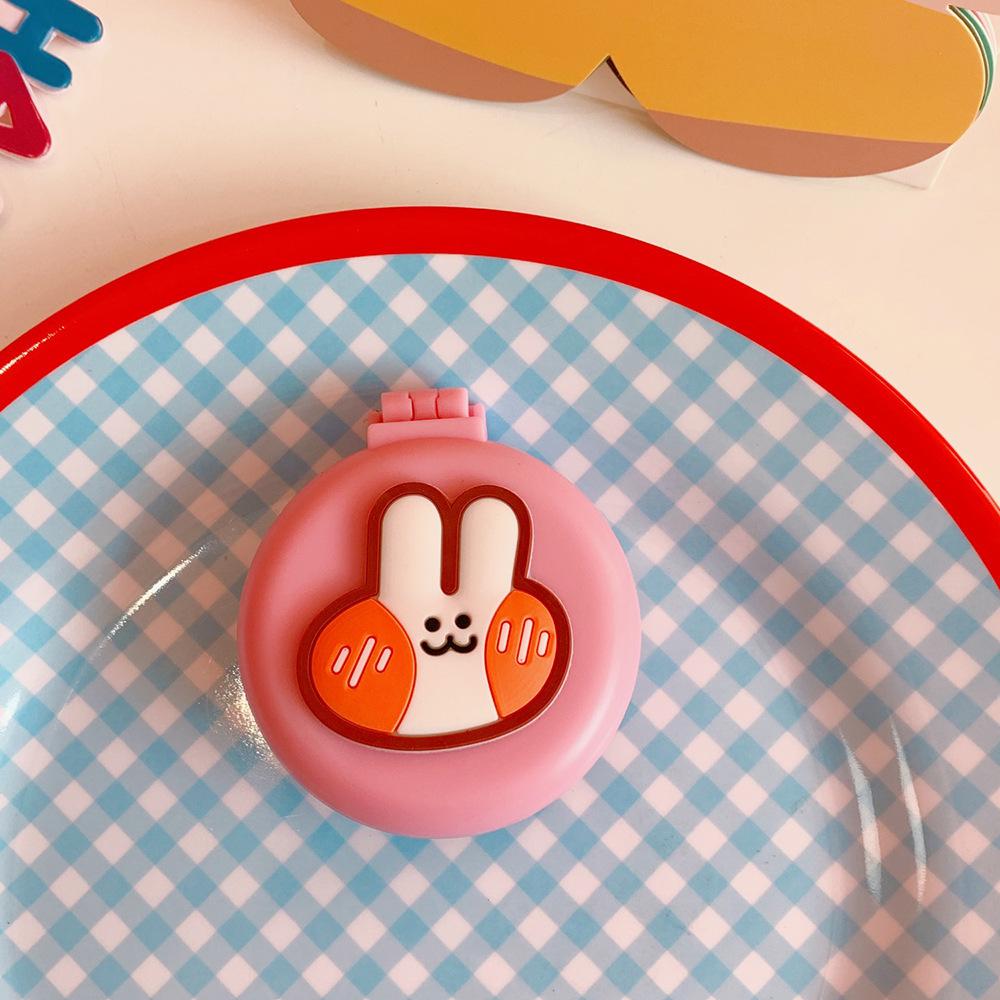 Симпатичные мини-складные гребни для волос с зеркалом, портативные для путешествий, массажная расческа для женщин и девочек, щетки для волос, аксессуары для укладки