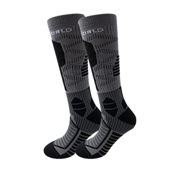 Winter Ski Socks Men Women Thickened Warm Compression Sports Socks Thermal Knee High Socks for Mountaineering Snowboarding Skiing