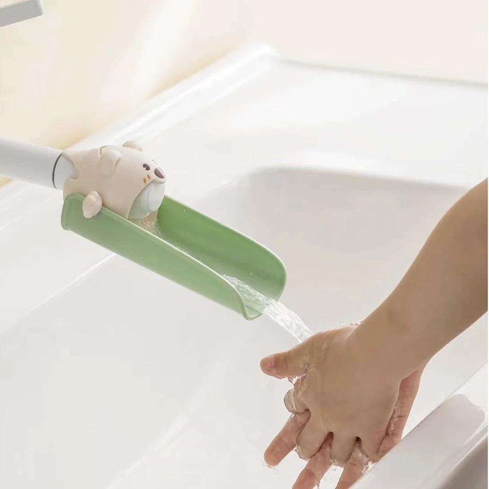 Cartoon Faucets Spout Extenders Splash-Proof Multipurpose Fun Baby Hand Washing Assistant For Kitchen Sink Faucet Accessories