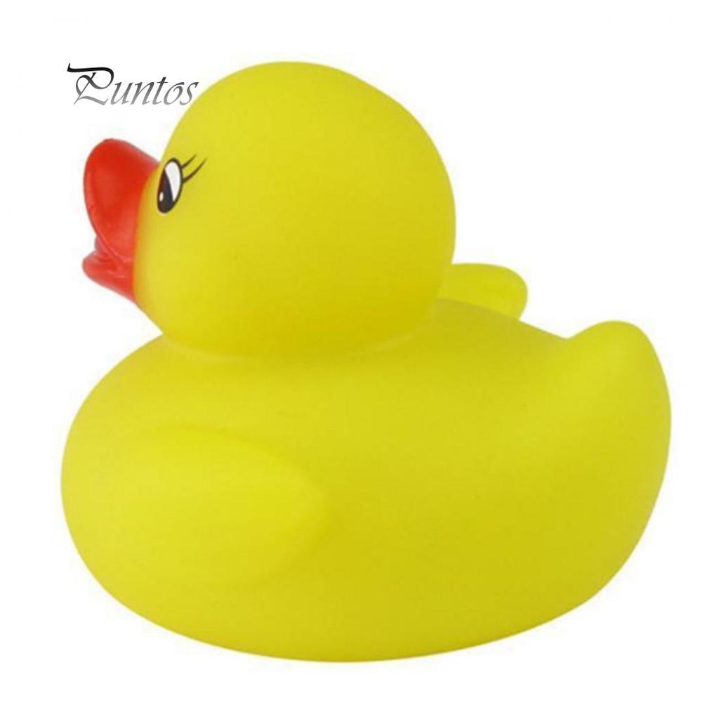 Виниловая светодиодная игрушка-уточка для ванны для новорождённых малышей