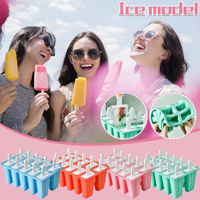 Popsicle s 10 шт. силиконовый лоток для льда многоразовый легкий льдогенератор