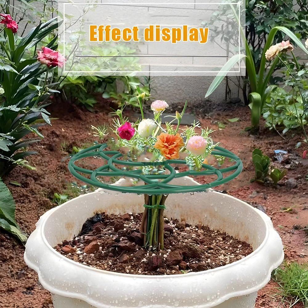 Durable S/M/L Bonsai Climbing Frame Stackable Plastic Climbing Vine Rack Multi-layer Sunflower Shaped Bracket Gardening Supplies