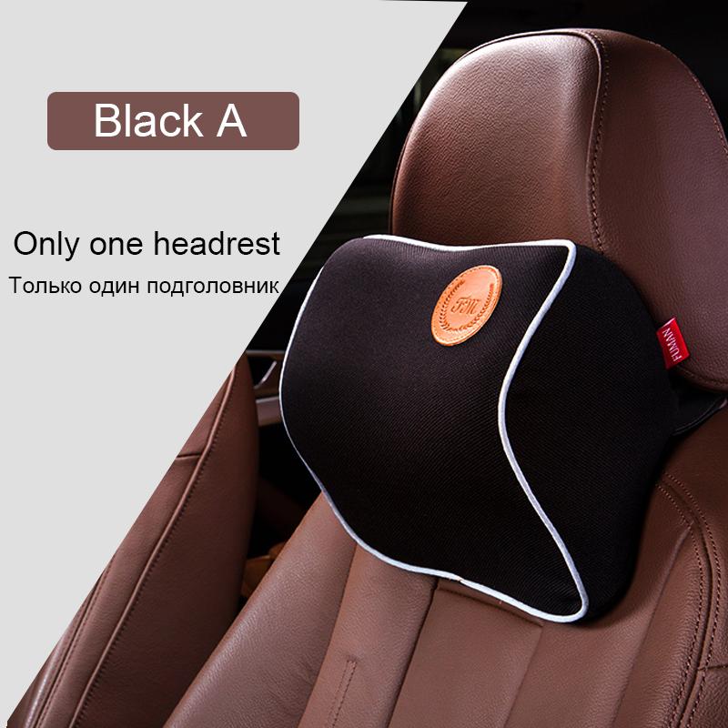 Подушка для автомобильного сиденья, подголовник, удобная дышащая подушка из пены с эффектом памяти, поддержка спины, поясничная защита, универсальный автомобиль