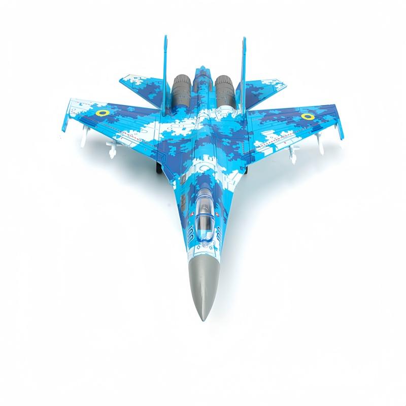 1:72 Творческая Военная Серия Истребитель Су-27 Фланкер Строительные Блоки Многоцелевая Тяжелая Реактивная Модель Игрушки Для Мальчиков Рождественские Подарки