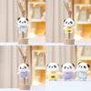 Adorable Plush Panda Keychain Doll Soft And Cuddly Keyring For Cute Gifts