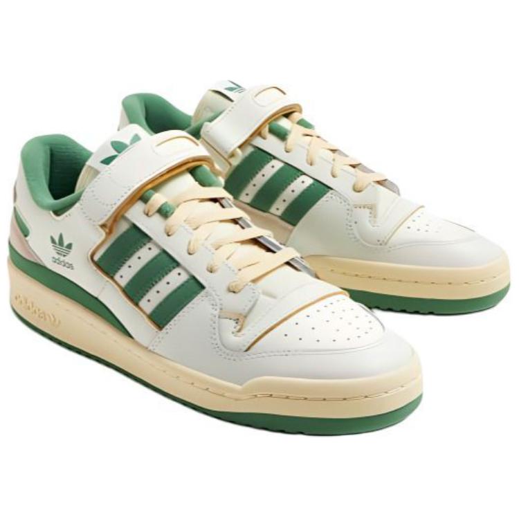 adidas Originals Forum 84 Low Слоновая кость Зеленый IG3773