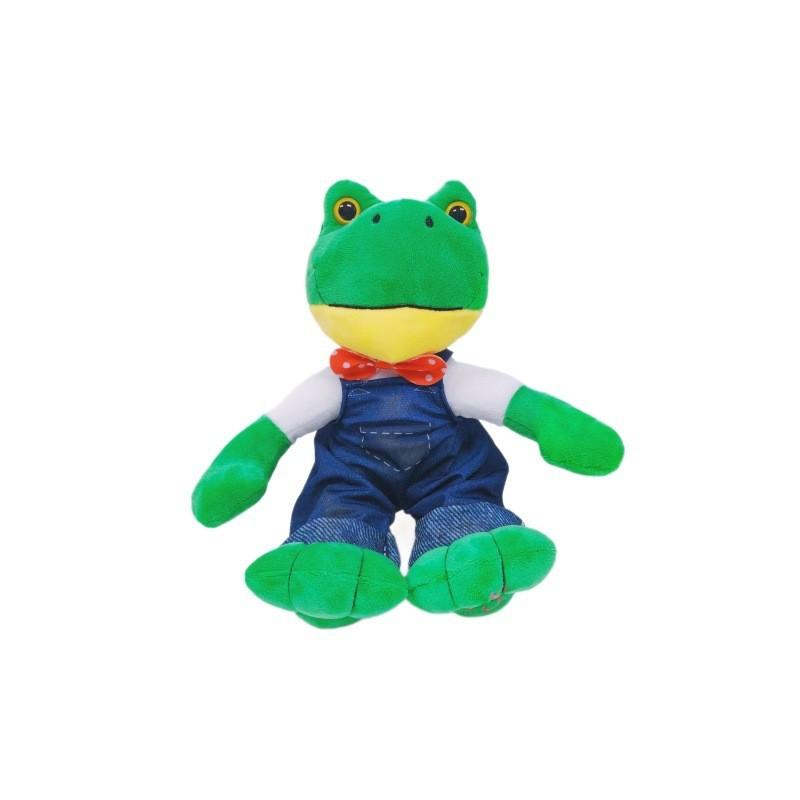 Cartoon Frog Stuffed Animal With Soft Fabric For Children And Fans