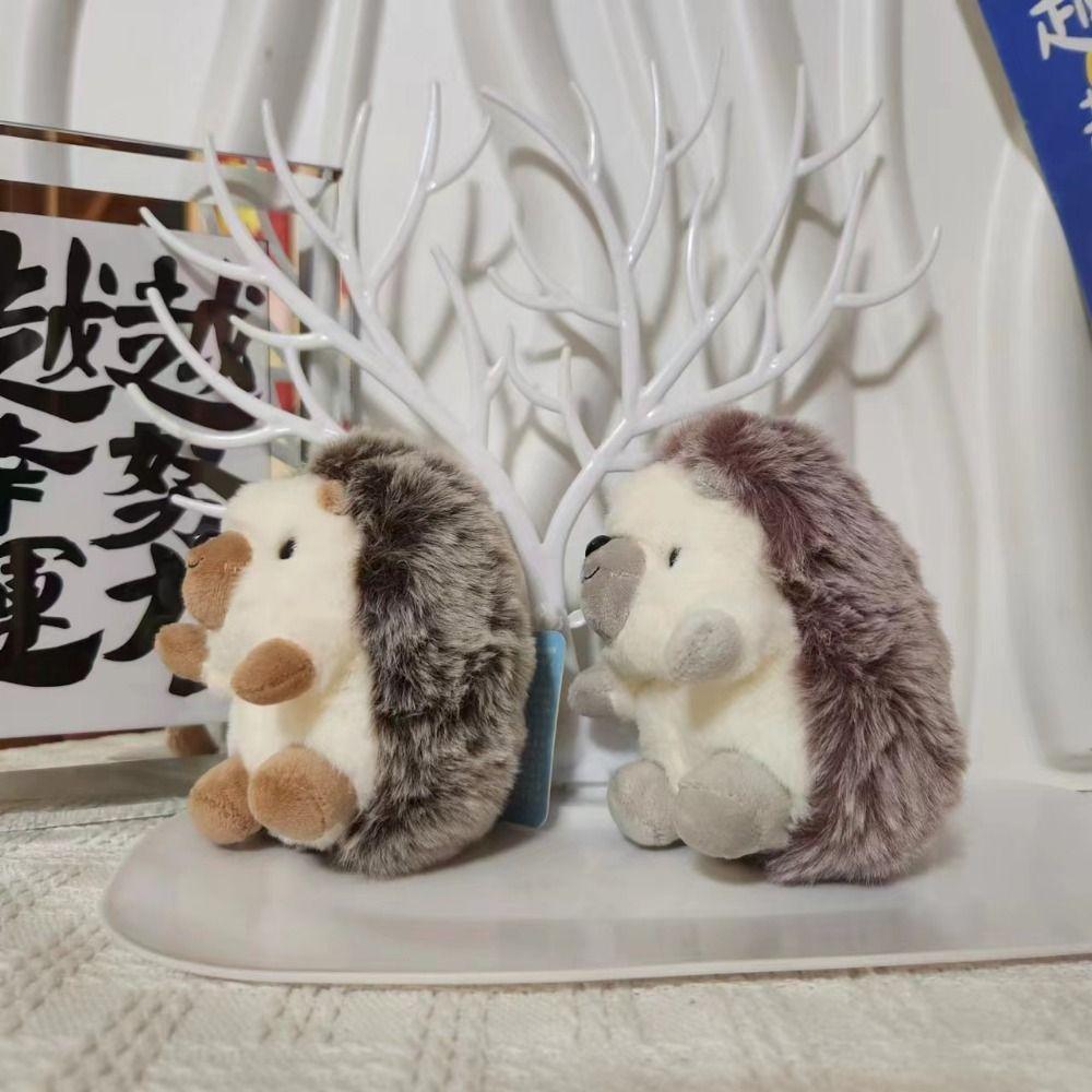 Adorable Little Hedgehog Keychain Mini Hedgehog Cute Hedgehog Plush Keyring  Car Keychain