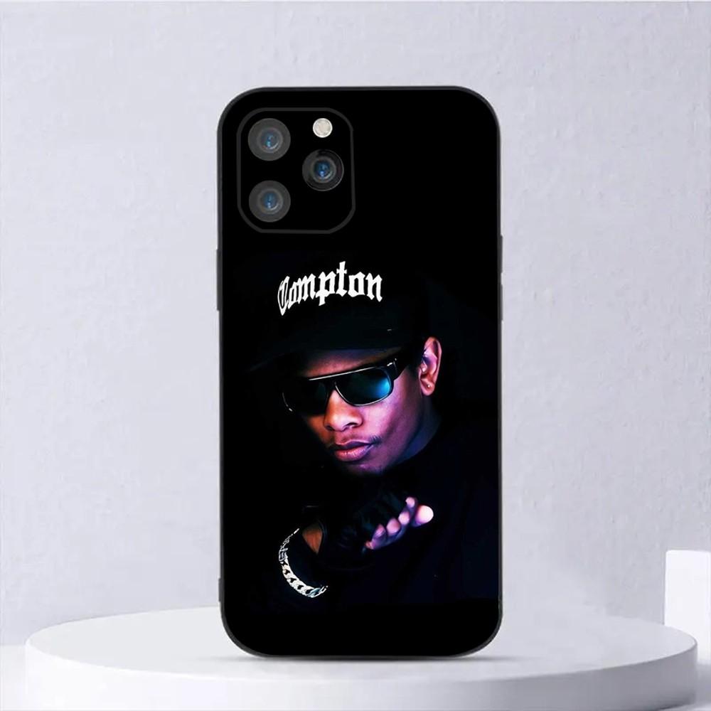 Чехол для телефона рэпера E-Eazy E для iPhone 15, 14, 13, 12, 11, Pro, Max, Plus, Mini, X, XS, XR, 8, 7, 6, S, Plus, SE, Мягкий черный чехол