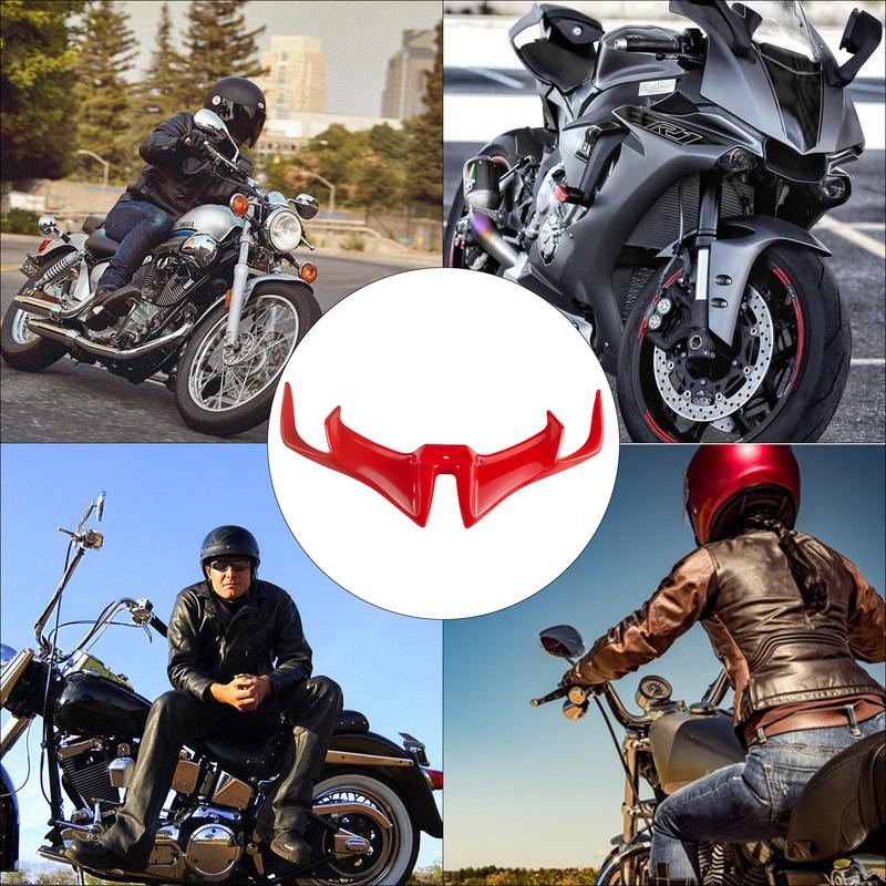1PC Motorcycle Winglets Aerodynamic Wing Front Side Spoiler & Fairing Winglets Fixed Wind Wing For Enhanced Stability Ideal
