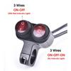 1Pcs 7/8'' 22mm Motorcycle Handlebar Headlight Fog Spot Light Dual On Off Switch Dual Button Waterproof Switch 12V 10A
