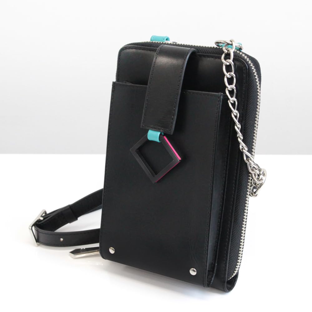 Hatsune Miku Genuine Leather Pouch Multi-purpose