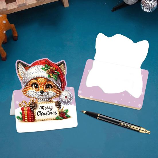 Набор для рисования стразами своими руками, 6 шт., поздравительная открытка с гномом на день рождения, 5D-искусство стразами, открытки на день рождения для взрослых, детей, подарки на годовщину, праздник