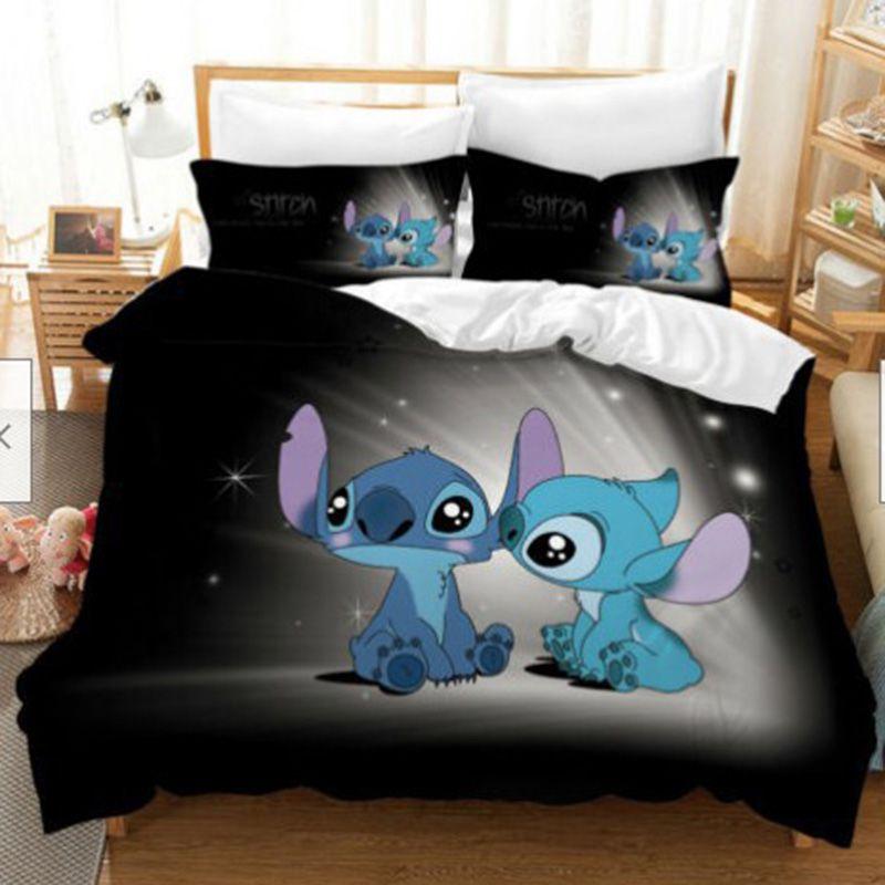 Cozy Lilo Stitch Bedding Set With Stylish Duvet Cover And Pillowcase Design