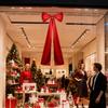Super Large Christmas Bow Pendant Xmas Tree Bowknot Pendant Ornaments for Home Decor New Year Giant Home Decor