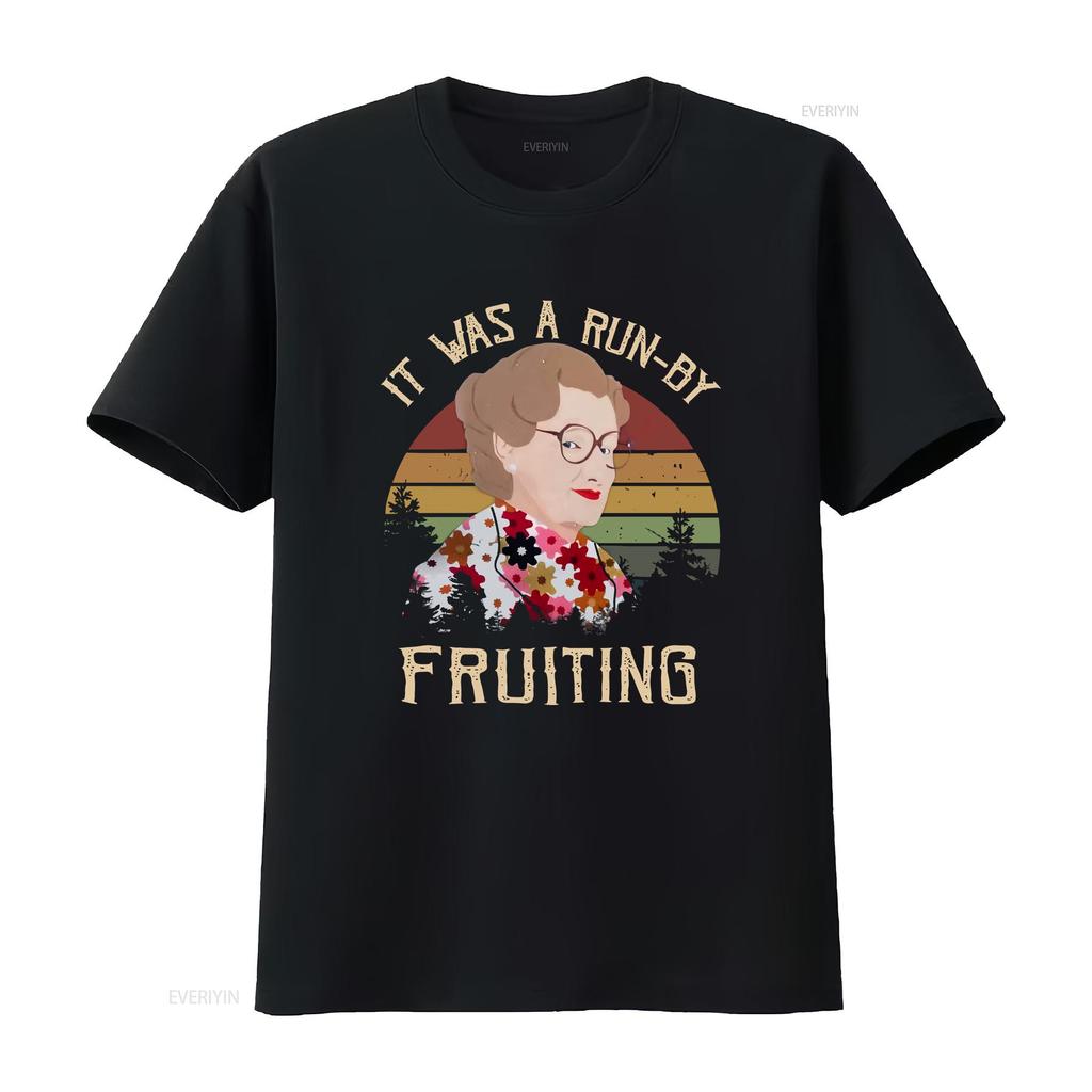 Mrs Doubtfire Euphegenia It was A Run by Tree Vintage T Shirt vintage Washed Casual Soft graphic Stylish Stretched fashion