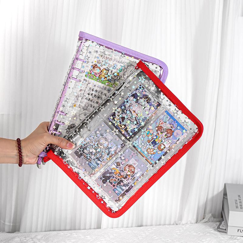 Набор планеров Xiaohongshu A5 на кольцах - Цветная обложка с 6 отверстиями