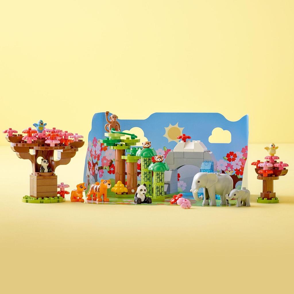 LEGO Duplo Duplo Town Asian Animals 10974 Игрушечный блок Present Infant Baby Animal Мальчики Девочки 2 года и старше