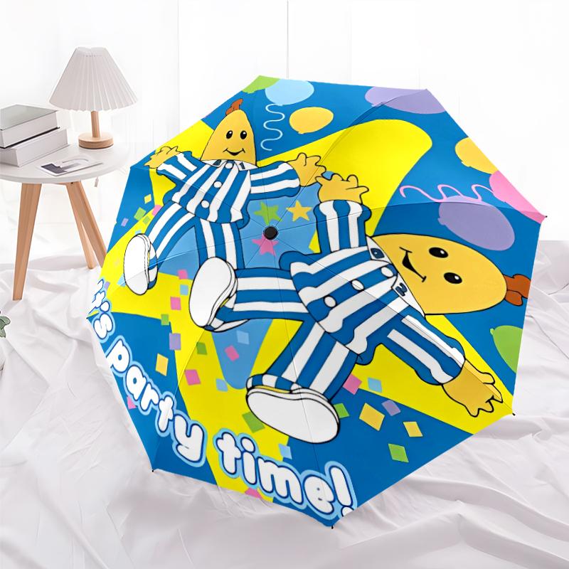 1pc Banana Umbrella, Sun Protection, And UV Shielding. It Has Eight Sturdy Ribs for Outdoor Use And Perfect Gift