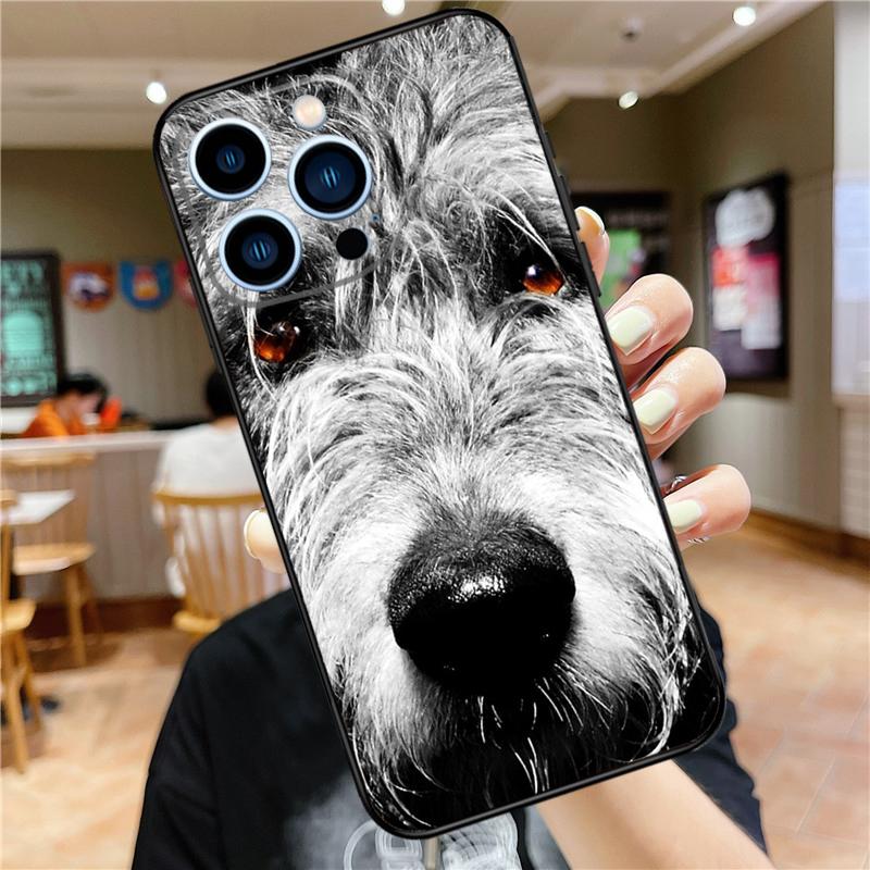 Чехол для телефона iPhone 17 Pro Max 16 15 14 11 12 13 Mini Plus 16e 17 Air с изображением ирландского волкодава, бампер, защитная крышка, аксессуары