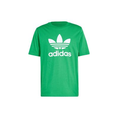 adidas Зеленая футболка Adicolor Trefoil для мужчин, уличная одежда IR8012