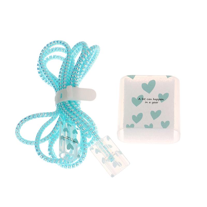 Защита кабеля USB, защитный чехол для зарядного устройства в стиле Love Heart, защитный чехол для спирального зарядного устройства с катушкой
