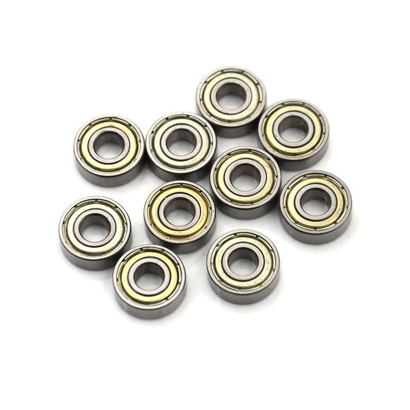 10Pcs 696Zz Deep Groove Miniature Ball Bearing 6X15X5Mm Metal Mini Bearing