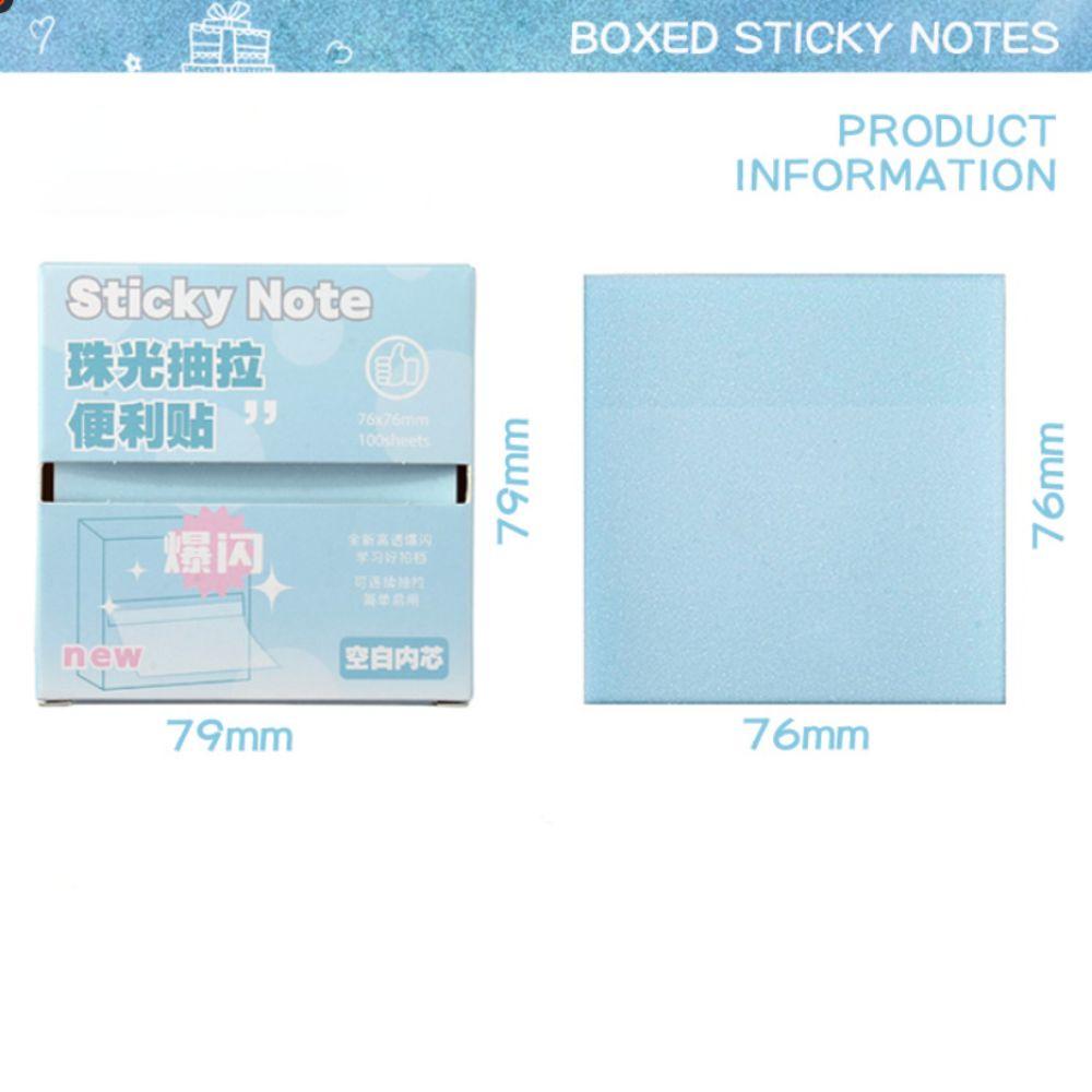 Translucent Sticky Notes Pull Out Design Planner Sticker Message Stickers Office School Stationery
