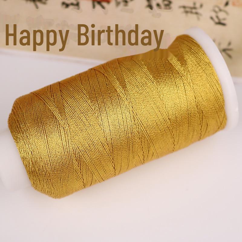 Большая плетеная веревка из золота и серебра для самодельных украшений - Металлические нити и катушки