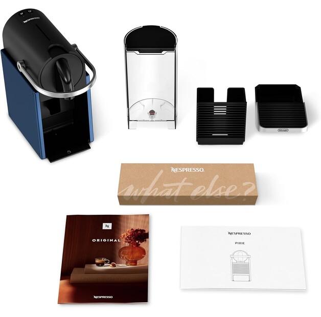 Capsule Coffee Machine DeLonghi EN 127.BL Pixie