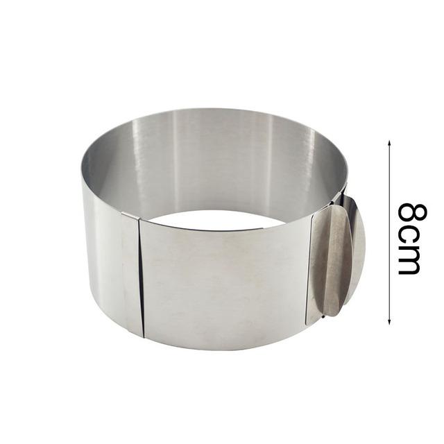 Adjustable Baking Mold Cake Decorating Tool Baking Cake Decorating Tool Stainless Steel Cake Ring For Families Baking