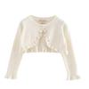 Baby Baby Knit Knitted Long Cold Cooling Going Weddings [Mornyray] Children's Clothes, Cardigan, Girls, Cardigan, Girls' Bolero, Sleeve,