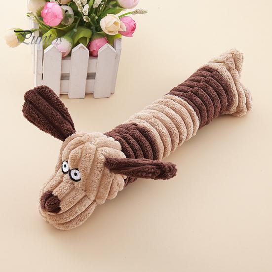 Плюшевая жевательная игрушка для домашних животных, устойчивая к укусам, плюшевая игрушка, способствующая здоровью зубов, активная игра, мультяшные товары для домашних животных, обучающая игрушка для маленьких и больших собак