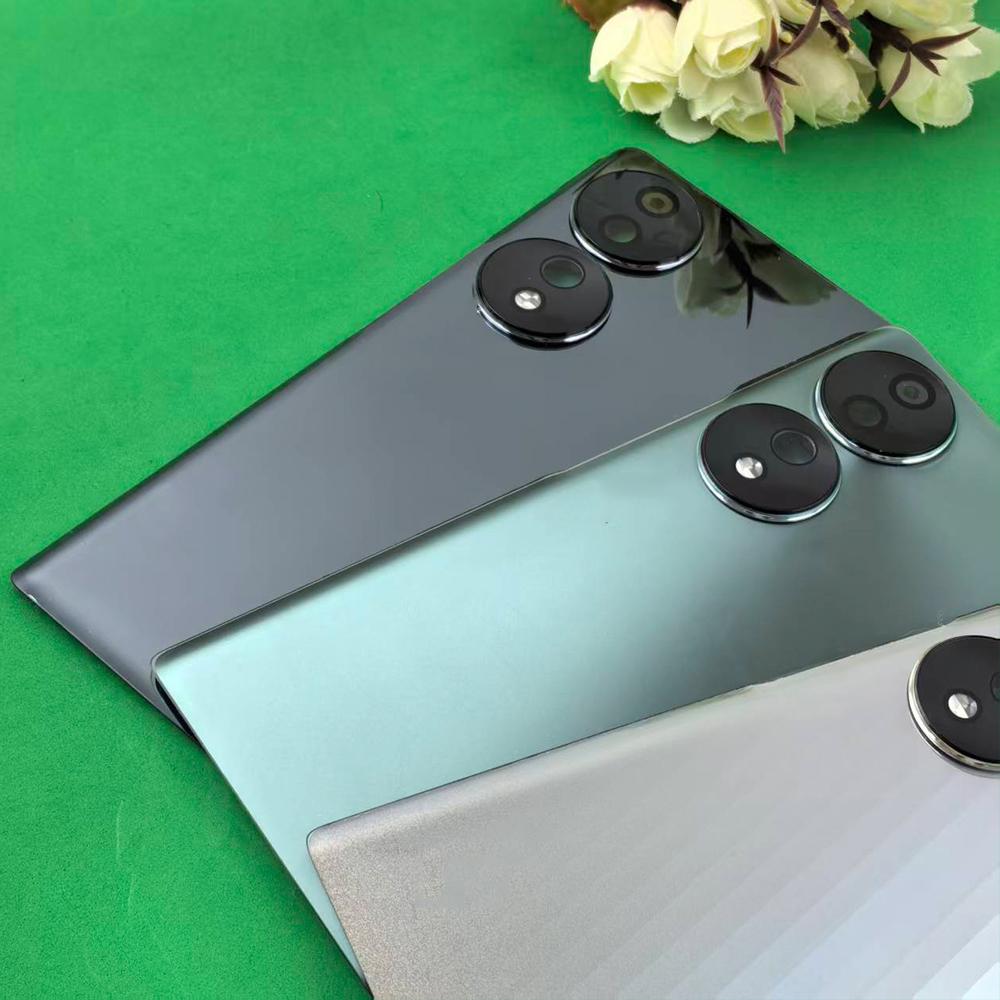 Стеклянная задняя крышка для Honor 70 FEN-AN00 5G Корпус Крышка аккумулятора Задний корпус Замена С линзой камеры и клеем