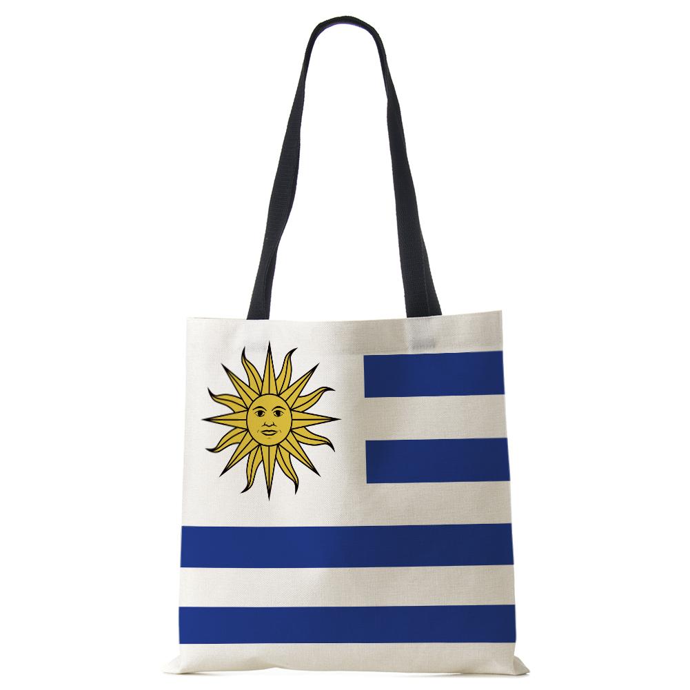 Женская сумка с флагом Кубка мира, льняные сумки, повседневные дорожные пляжные подарочные пакеты