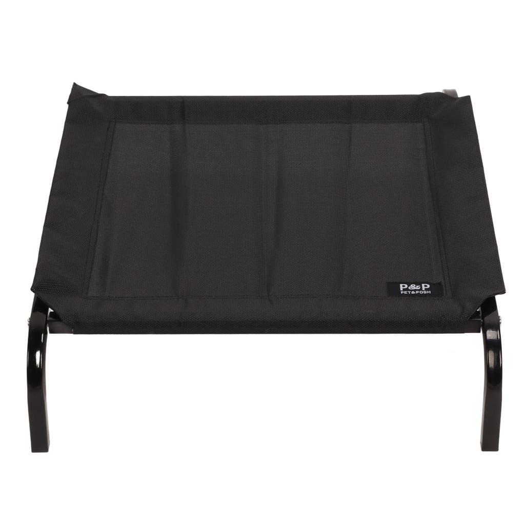 Elevated Dog Bed Breathable Washable Removable Mesh Iron Frame Portable Cooling Raised Dog Cot for Outdoor Camping