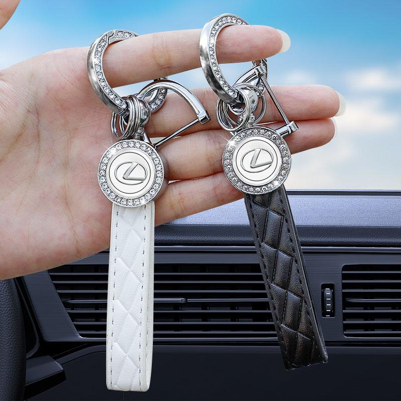 Car Keychain Set car Logo Smart Key Pendant Keyring Accessories For Lexus F SPORT ES RX NX LS UX LM LX GX LC RZ IS CT GS RC HS FX6